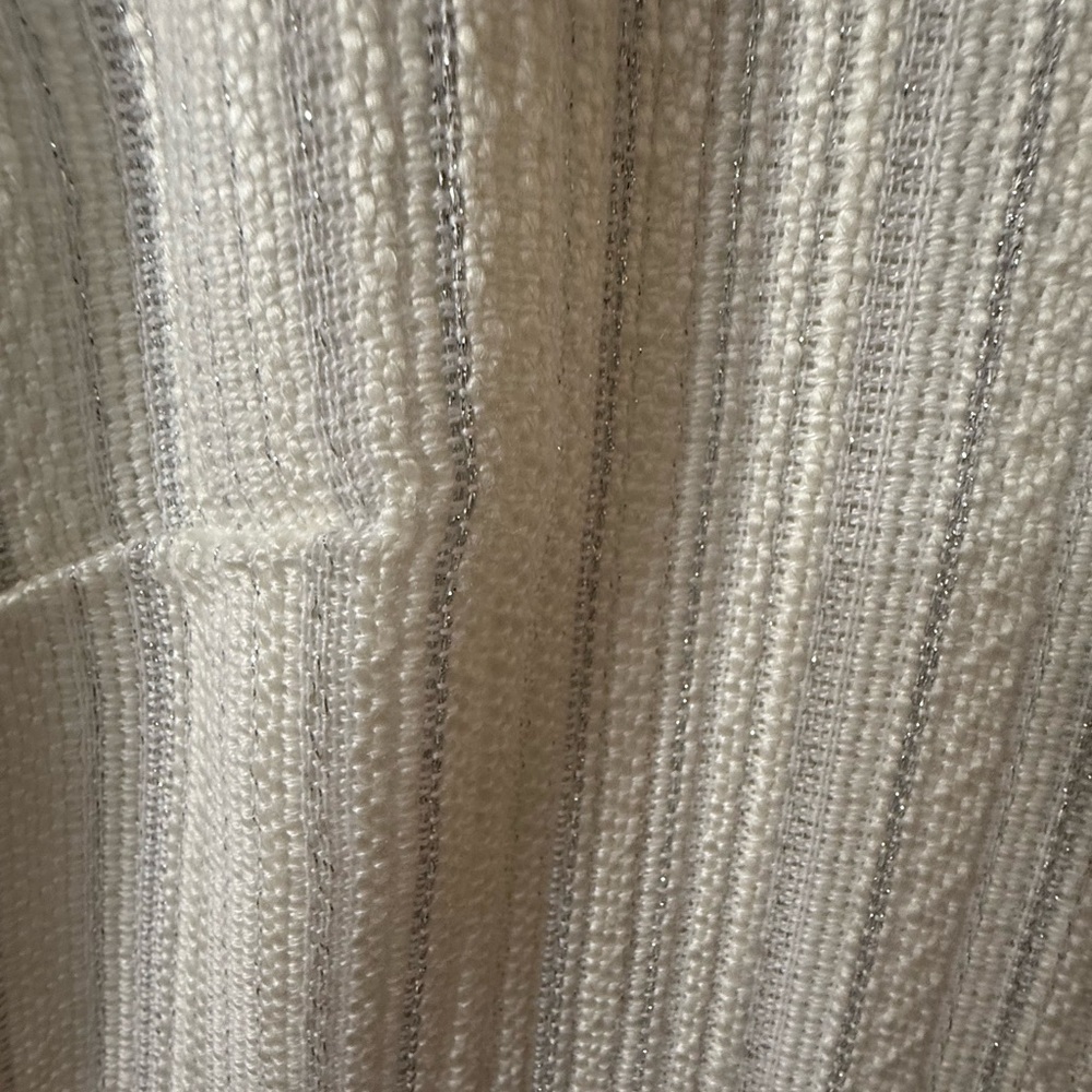 Karl Lagerfeld Textured Cream Midi Dress - Picture 2 of 7